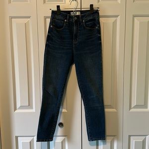 Abercrombie & Fitch The Super Skinny Ankle High Rise Curve Love